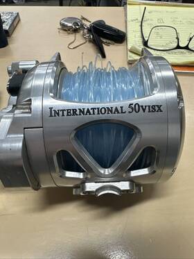 Int50visxs Penn International 50 Visx Extreme 2 Speed Reel Silver