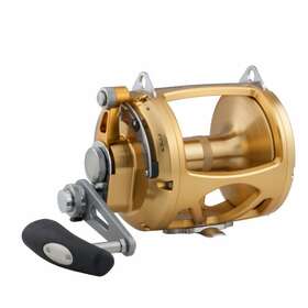 Int80visw Penn International Vis 2 Speed Fishing Reel - Gold