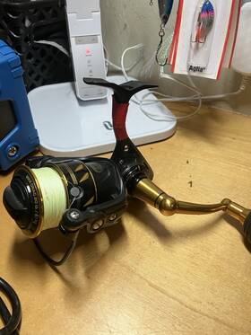 Slaiv2500hs Penn Spinning Reel - Black/gold