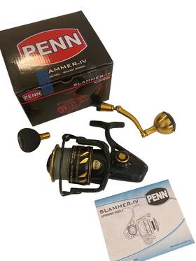 Slaiv6500 Penn Slaiv7500 Slammer Iv 5.6 1 Spinning Reel - Black