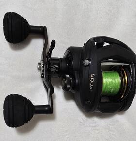 Sql400lplh Penn Sql400lphs Squall Low Profile Reel With Braid Left Hand