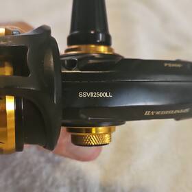 Ssvii2500ll Penn Spinfisher Vii 2500 Live Liner Spinning Reel Left 6.2 1 Black/gold