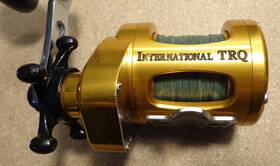 Trq100 Penn Used International Torque 100 X Gold Single-speed Fishing Reel