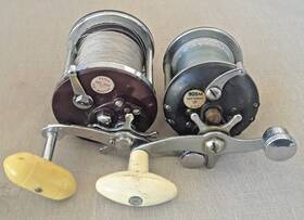 905m Penn & True Temper Vintage Jigmaster No. 500 And Salt Water Fishing Reels