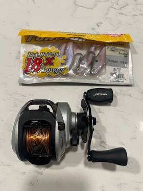 73lp Pfl Ger Pflueger Monarch Baitcast Fishing Reel