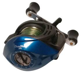 Dbx10clh Pinnacle Deadbolt Pro Reel 5 Bb Left Hand Gear Ratio 6.2 1 Blue Used