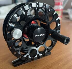 Piscifun-rl082-a Piscifun Sword Fly Fishing Reels With Cnc-machined Aluminum 3/5wt Black
