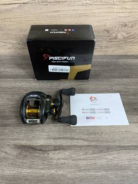 Rl170-pn-ca Piscifun -rl170-pn-ca Alijoz Baitcaster Fishing Reel 8.1 1 Aluminum Frame Baitcasting