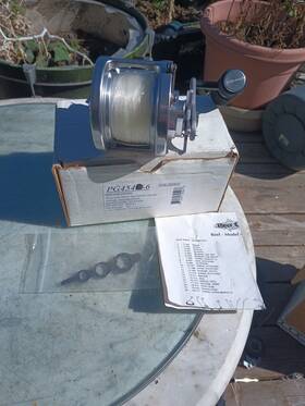 Pg454-6 Progear Pro Gear Star Drag Polished Conventional Reel In Original Box
