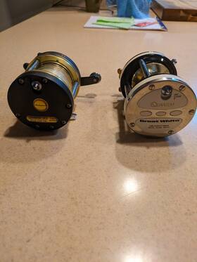 10la Quantum And Tidewater Baitcasting Reels Boat Pole