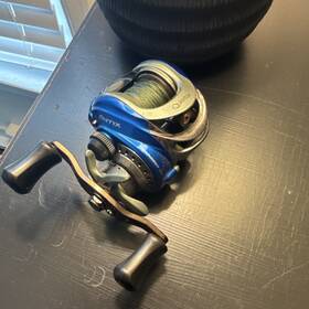 Ant100a Quantum Antix Baitcast Reel Blue Silver Black Casting Fishing