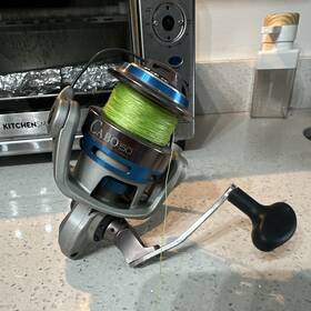 Csp50pts Quantum Cabo 50 Spinning Reel 5.3 1 9 1bb 30lb Max Drag Silver/blue Pre