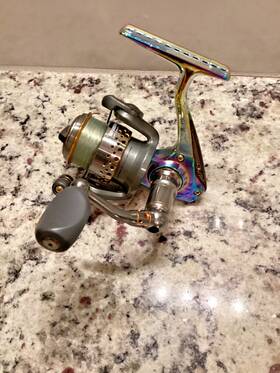 E10pti Quantum Energy Pt E10pt Spinning Reel Oil Slick Excellent Shape Works Perfect