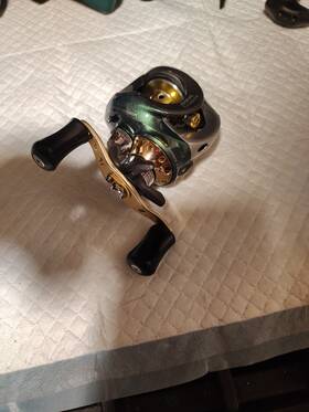 Gmti-1070cx Quantum Vintage Gsx Titanium Burner / Baitcasting Reel/ Clean/ See Photos