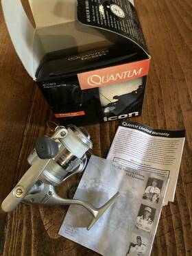 Ic30 Quantum Icon 30 Pulse Spinning Reel Thin Line 4 Bearings With Box And Manual