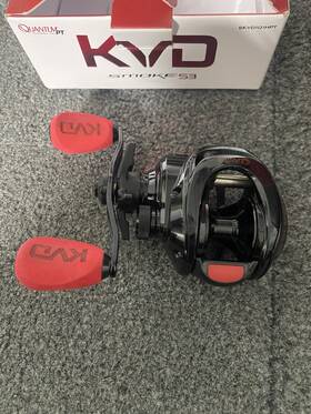 Skvd101spt Quantum Pt Kvd Smoke S3 6.1 1 Gear Ratio Left Hand Baitcast Reel