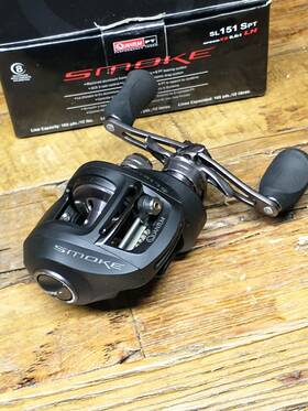 Sl151 Quantum Nice Left Handed Pt Smoke Spt 8 Bearings 6.6 1 Ratio Baitcaster