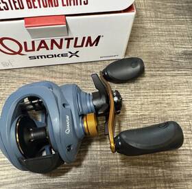Quantum Smx100hpt Smoke X 7.3 1 Rh Baitcasting Reel W Box 9 Bearings