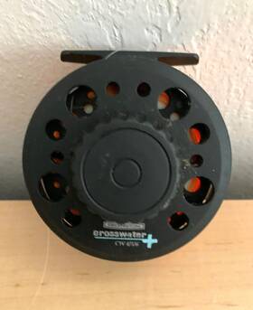 5-5511r45601 Redington Crosswater Cw 4/5/6 Black Fly Reel With Line