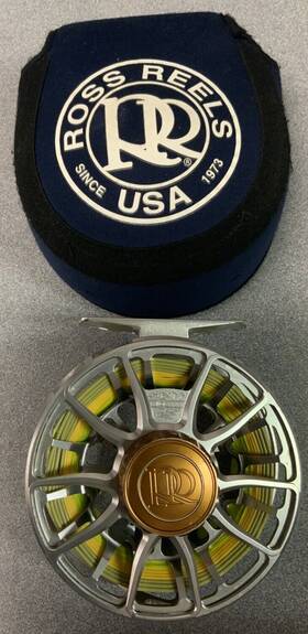 Ross 683950070158 Animas Fly Reel - 7/8 Wt Silver- Made In Usa