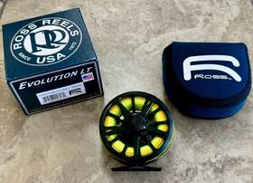 Ross 818288008072 Evolution Lt 4 Fishing Reel With Line And Pouch