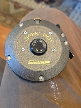 106m Sage Model Fly Fishing Reel Redditch England