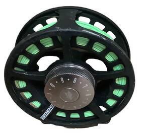 2250 Sage Black Fly Fishing Reel With Green Line No Case - Black/white