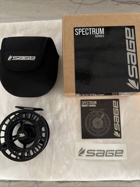 Bz7791 Sage 644269244210 Spectrum Series Black Fly Reel #7/8 In Original Box Excellent