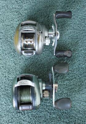 2-fishing Shakespeare Ax2lp Reels-shakespeare Axiom And Bass Pro Shops Qualifier Pqx 10hd