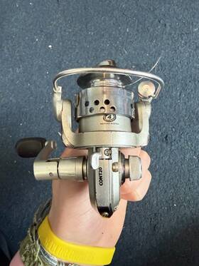 Cont20 Shakespeare Contour Spinning Reel Silver Metal 4 Ball Bearings