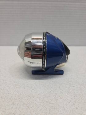 Lfsc8 Shakespeare Fishing Spinning Reel Blue Chrome Catch More Fish Lake Sports