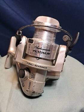 Lx3300 Shakespeare Platinum 5.6 1 Spinning Fishing Reel Working