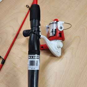 Ps30 Shakespeare Sp30 Inch Catch More Fish Rod And Reel Open Face Spinning Red/white