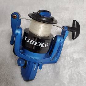 Tgra50 Shakespeare Tiger Blue Black 5.1 1 Gear Ratio Lh Spinning Fishing Reel