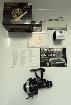 Cx2500sq Shimano 022255005739 Vintage Spinning Reel Super High Speed 6.2 1 Quickfire Ii