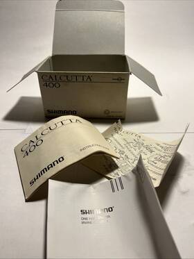 Shimano 022255015660 Calcutta 400 Baitcasting Fishing Reel Made In Japan Empty Box Only