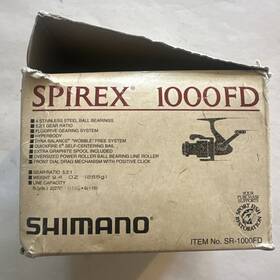 Shimano 022255032674 Spirex 1000 Fd Spinning Reel Quick Fire Fishing Box