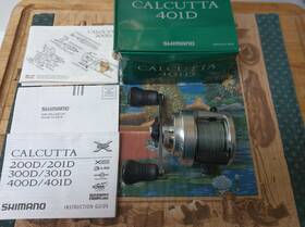 401d Shimano 022255161961 Calcutta Left Hand Baitcaster Reel
