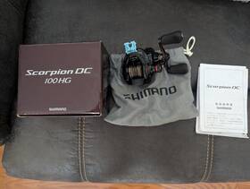 100hg Shimano 17 Scorpion Dc Rh Baitcasting Reel