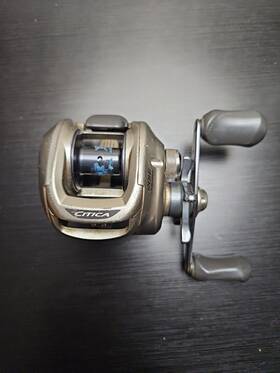 201e Shimano Citica Baitcasting Reel L/h Its Ready To Catch Some Bass
