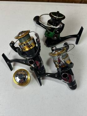 Shimano 2500r 3 Finishing Reels 1 Lews Mach Speed Spin Ms300 2 Sahara 2500