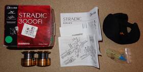 3000fi Shimano Lot Of Two Stradic Spare Spools With Box Contents Fishing Reel