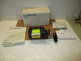 30li Shimano Tld 2 Speed Big Game Trolling Reel With Box And Contents 80 Lb. Line