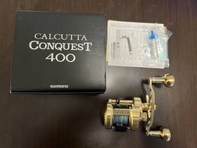 38654 Shimano 18 Calcutta Conquest 400 Right Baitcasting Reel With Box Inch Excellent