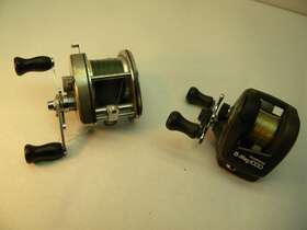 Shimano 400 1000 Lot Of 2 Reels Bantam And B-mag Good Drags Cond