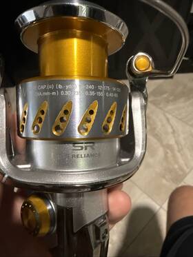 Shimano 5000sw Stella Spinning Reel Silver/gold With Case Rare Model
