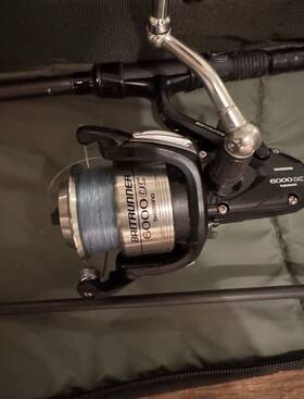 6000oc Shimano Baitrunner Spinning Reel 4 Ball Bearings Black Silver