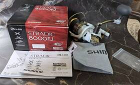 8000fj Shimano Stradic 8000 Fj Spinning Reel With Box - Lightly Used