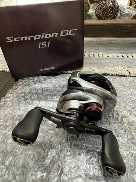 151hg Shimano 969363043092 Bait Reel 21 Scorpion Dc Left