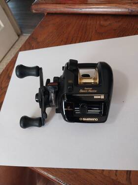 Bbm-3 Shimano Bantam Beastmaster Bbm Iii 2 Speed Bait Cast Reel - Clean